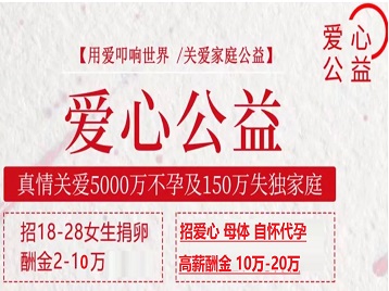 故城捐卵助孕生子 爱心志愿者招募